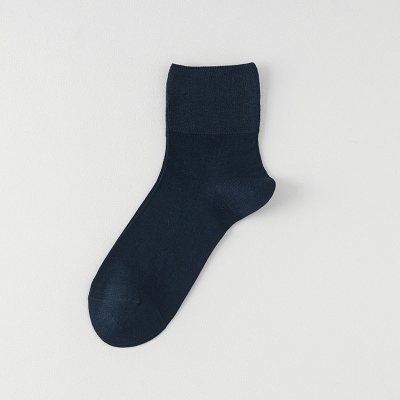 Men's Silk & Modal Non-Binding Loose Cuff Cooling Socks