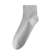 Men's 98% Cotton Ultra-Thin Non-Binding Ankle Socks - product photo showing soft cotton-rich comfort