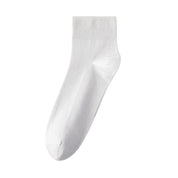 Men's 98% Cotton Ultra-Thin Non-Binding Ankle Socks - product photo showing soft cotton-rich comfort