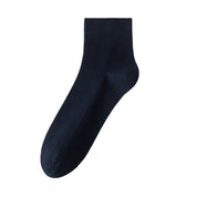 Men's 98% Cotton Ultra-Thin Non-Binding Ankle Socks - product photo showing soft cotton-rich comfort