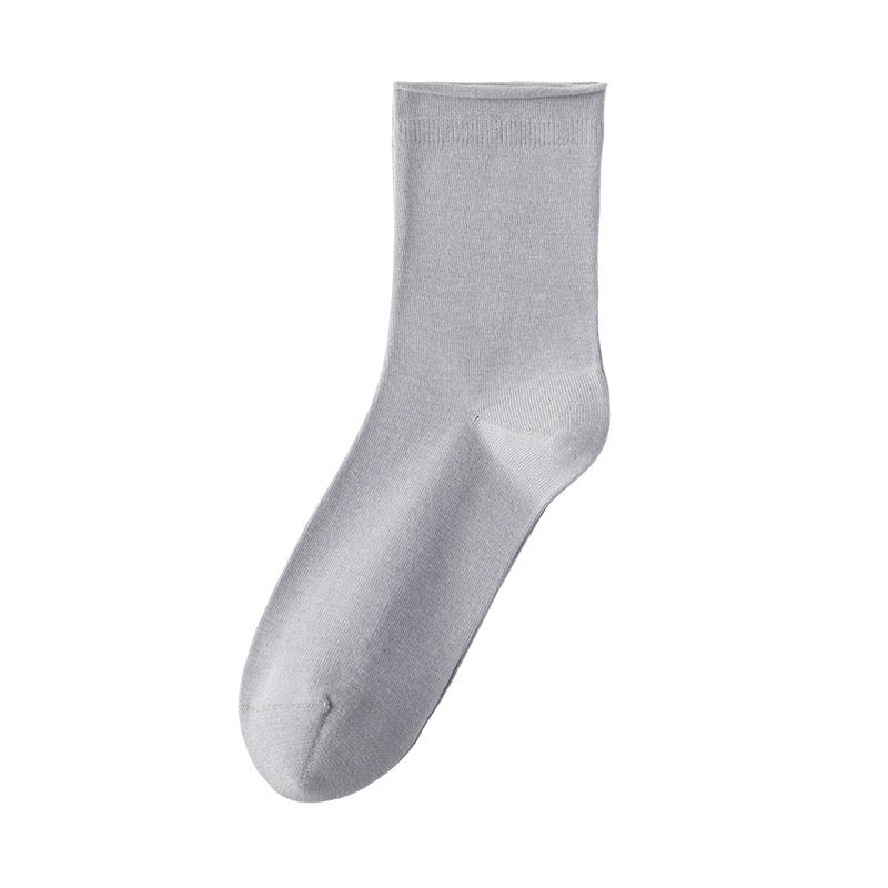 Women's 98% Cotton Ultra-Soft Roll-Top Crew Socks
