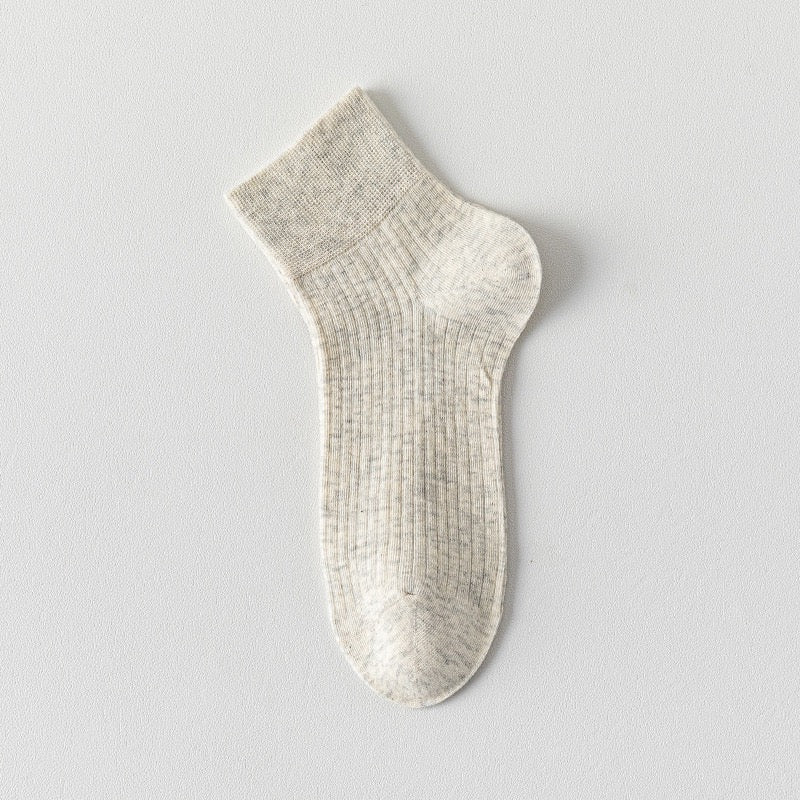 Women's 92% Cotton Candy-Colored Ankle Socks