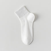 Women's 92% Cotton Candy-Colored Ankle Socks - product photo showing soft cotton comfort