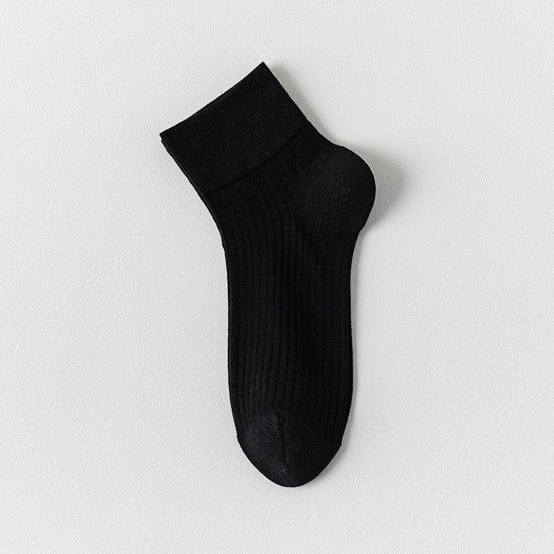 Women's 92% Cotton Candy-Colored Ankle Socks