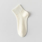 Women's 92% Cotton Candy-Colored Ankle Socks - product photo showing soft cotton comfort