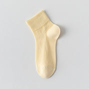 Women's 92% Cotton Candy-Colored Ankle Socks - product photo showing soft cotton comfort