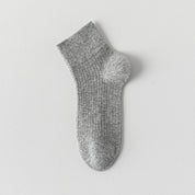 Women's 92% Cotton Candy-Colored Ankle Socks - product photo showing soft cotton comfort