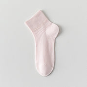 Women's 92% Cotton Candy-Colored Ankle Socks - product photo showing soft cotton comfort