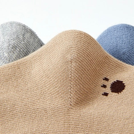 Kids' Combed Cotton Blend Cute Animal Crew Socks (5-Pack)