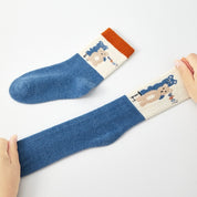 Kids' Ultra-Soft Fuzzy Slipper & Sleeping Crew Socks (5-Pack)