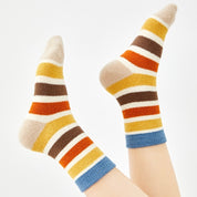 Kids' Ultra-Soft Fuzzy Slipper & Sleeping Crew Socks (5-Pack)
