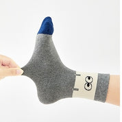Kids' Fully Cushioned Terry Retro Sporty Puppy & Stripe Warm Crew Socks (5-Pack)
