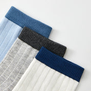 Kids' Bright & Breezy 97% Cotton Quarter Socks 5-Pack - sock set showing soft cotton comfort