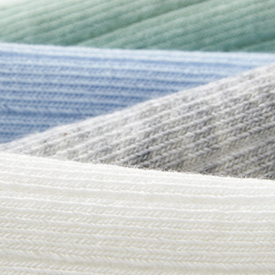 Kids' Bright & Breezy 97% Cotton Quarter Socks 5-Pack - sock set showing soft cotton comfort