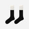 Women's Sheer Ruffle Cuff Socks - detail photo showing seamless stretch comfort
