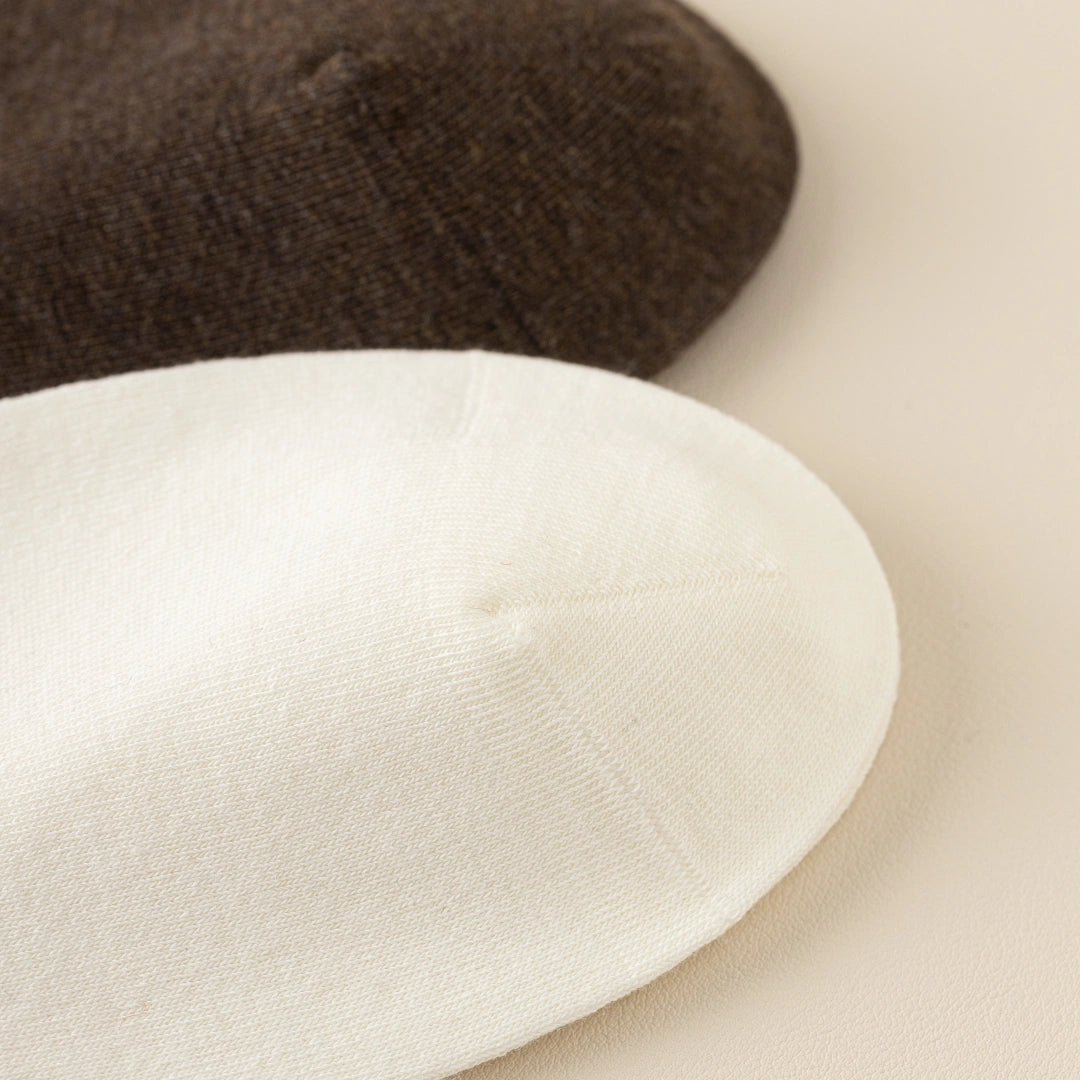 Women's Dual-Layer Cotton Exterior & Merino Wool Lined Calf Socks