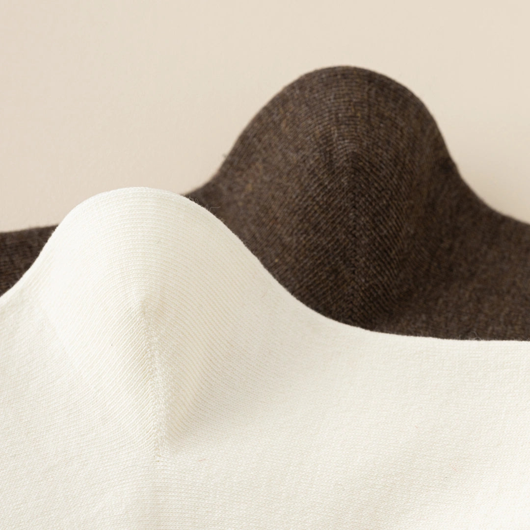 Women's Dual-Layer Cotton Exterior & Merino Wool Lined Calf Socks
