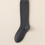 Women's Dual-Layer Cotton Exterior & Merino Wool Lined Calf Socks