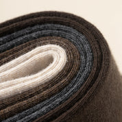 Men's Dual-Layer Cotton Exterior & Merino Wool Lined Ribbed Crew Socks