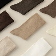 Women's 97% Cotton 6.6" Essential Crew Socks - product photo showing soft cotton comfort
