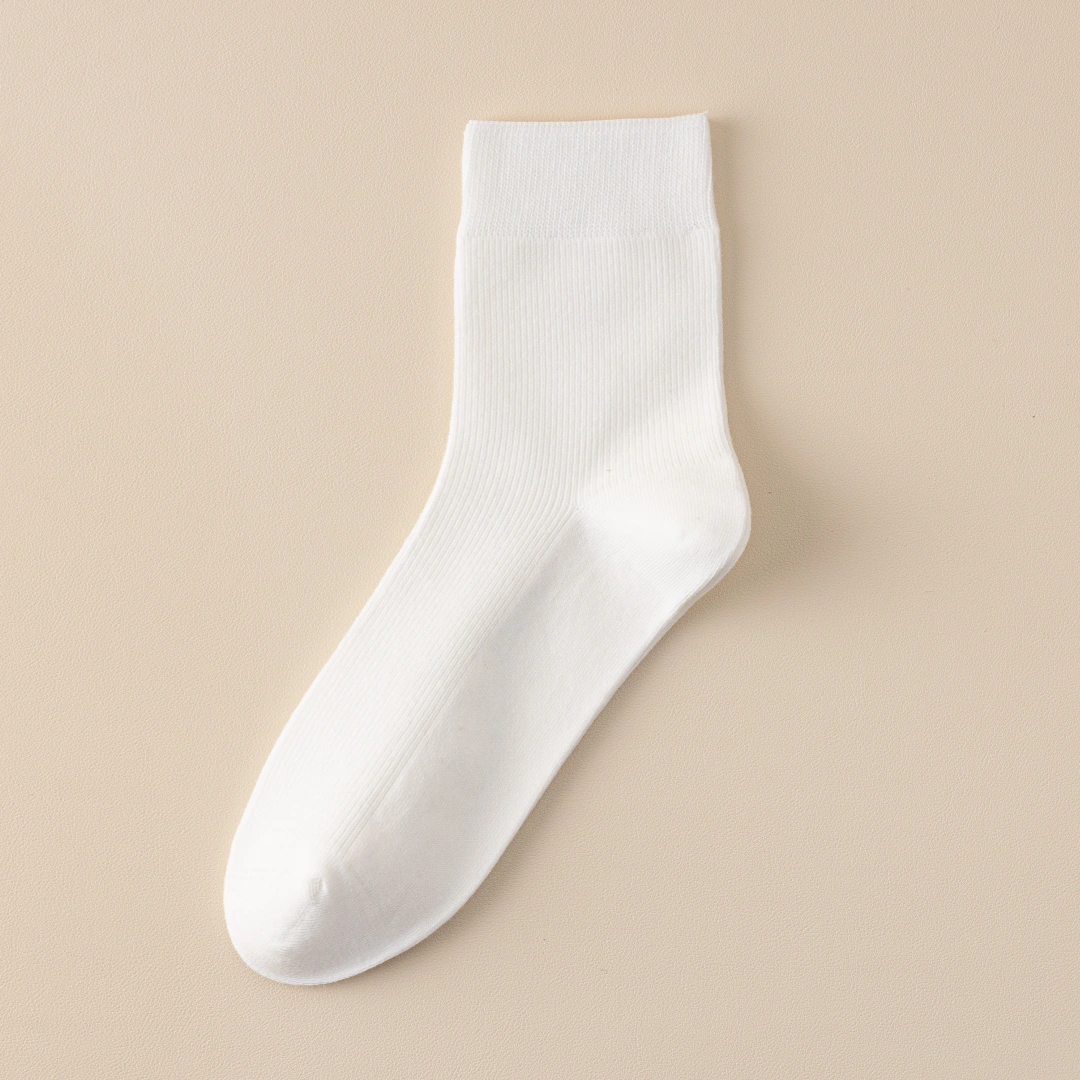 Men's 99% Supima® Cotton Fine-Ribbed Crew Socks