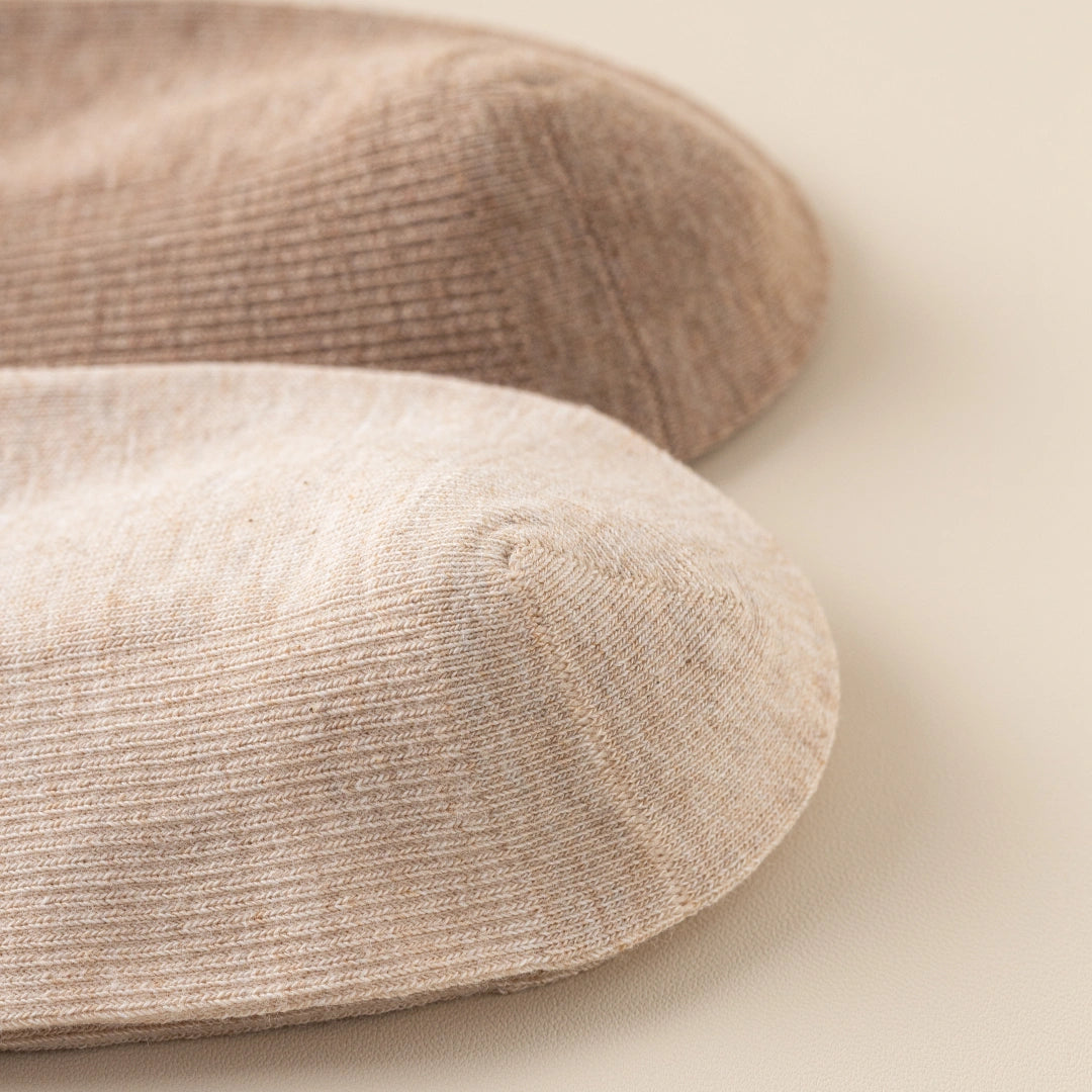 Women's 98% Cotton Fine-Ribbed Quarter Socks