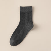 Women's 98% Cotton Fine-Ribbed Quarter Socks