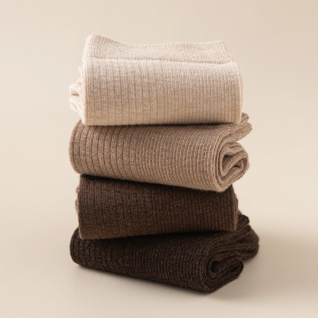 Women's 98% Cotton Fine-Ribbed Quarter Socks