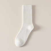 Men's 98% Merino Wool Mid-Weight Ribbed Crew Socks