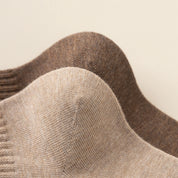 Men's Dual-Knit Cotton-Faced Worsted Wool-Lined Thermal Crew Socks