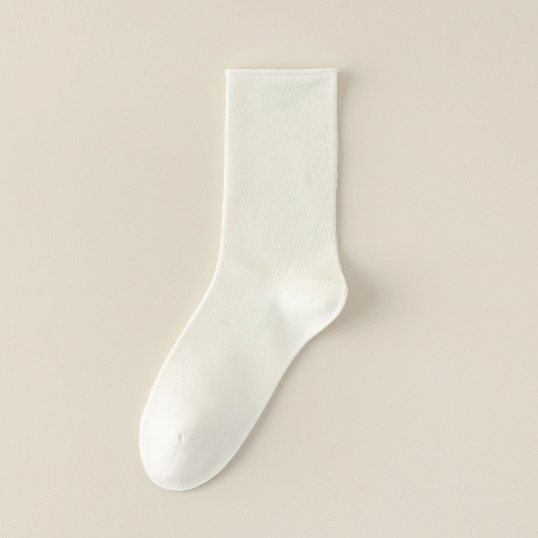 Women's 6" Modal & 6A Mulberry Silk Blend Crew Socks - product photo showing modal and mulberry silk comfort
