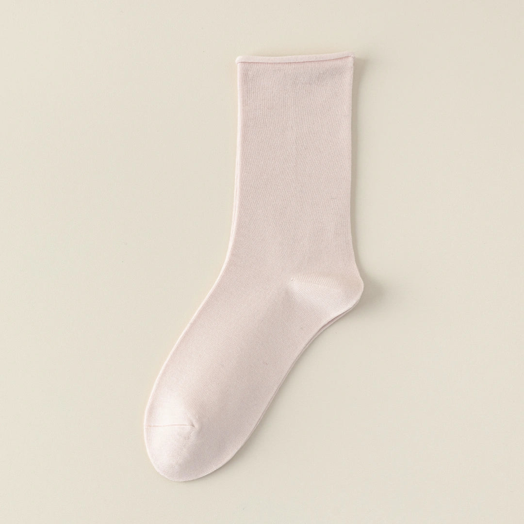 Women's 6" Modal & 6A Mulberry Silk Blend Crew Socks - product photo showing modal and mulberry silk comfort