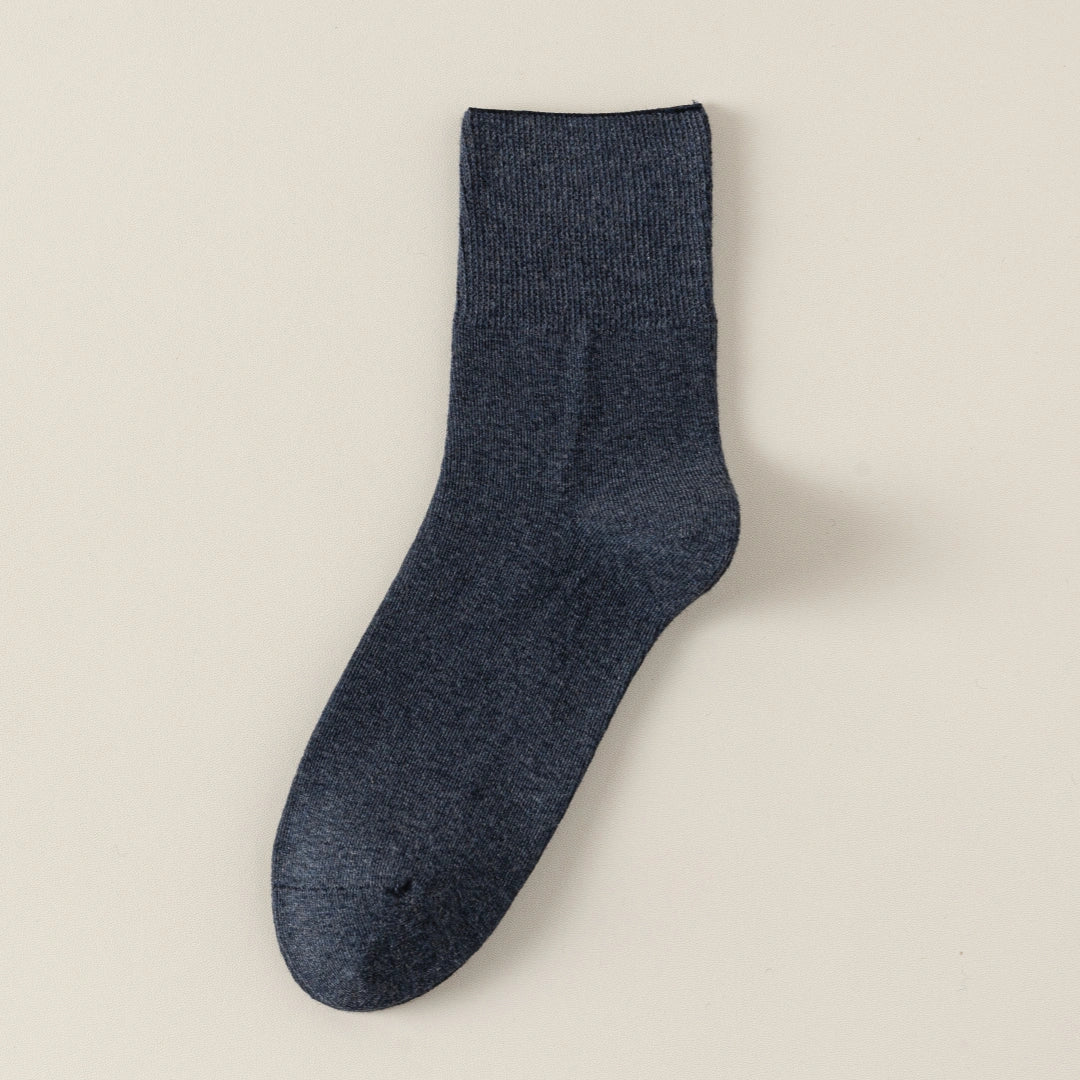Men's Big & Tall 98% Cotton Non-Binding Socks