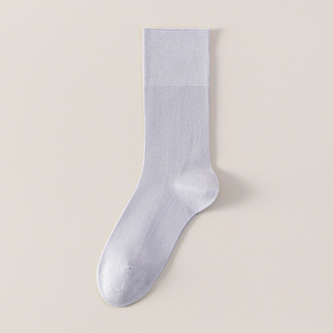 Women's Modal & Mulberry Silk Blend 7.5‘‘ All-Season Crew Socks