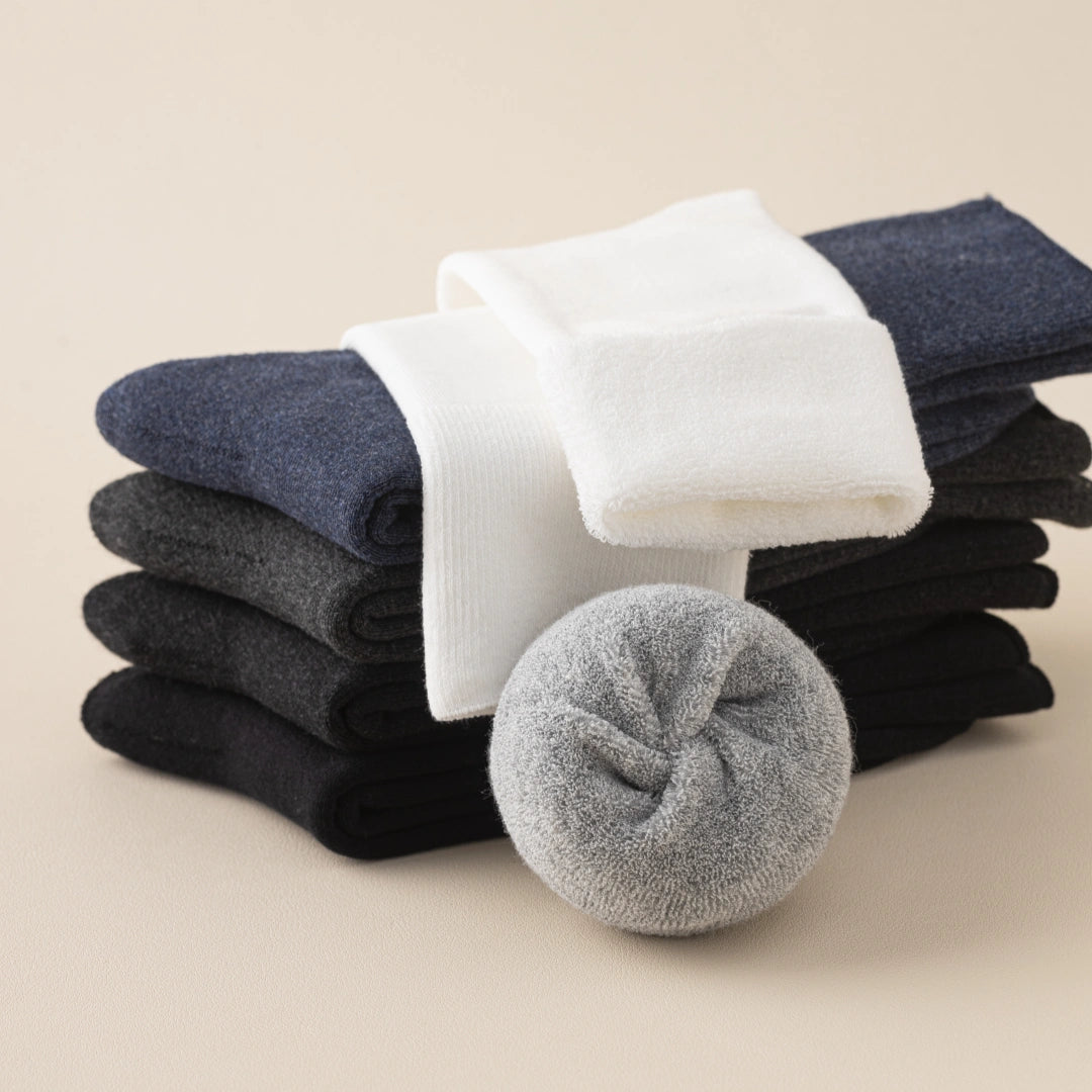 Men's 98% Cotton 7.5" Full Terry Crew Socks