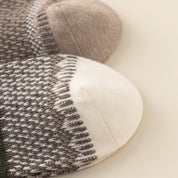 Women's Combed Cotton Blend 7.1" Textured Knit Multi-Pattern Crew Socks