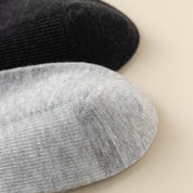 Men's 98% Cotton Fine-Ribbed Quarter Socks