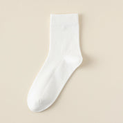Men's 98% Cotton Fine-Ribbed Quarter Socks