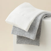 Men's 98% Cotton Fine-Ribbed Quarter Socks