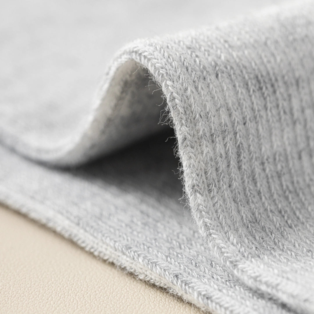 Men's 98% Cotton Fine-Ribbed Quarter Socks