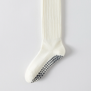 Women's Terry-Lined Pilates 92% Cotton Socks - product photo showing cushioned comfort
