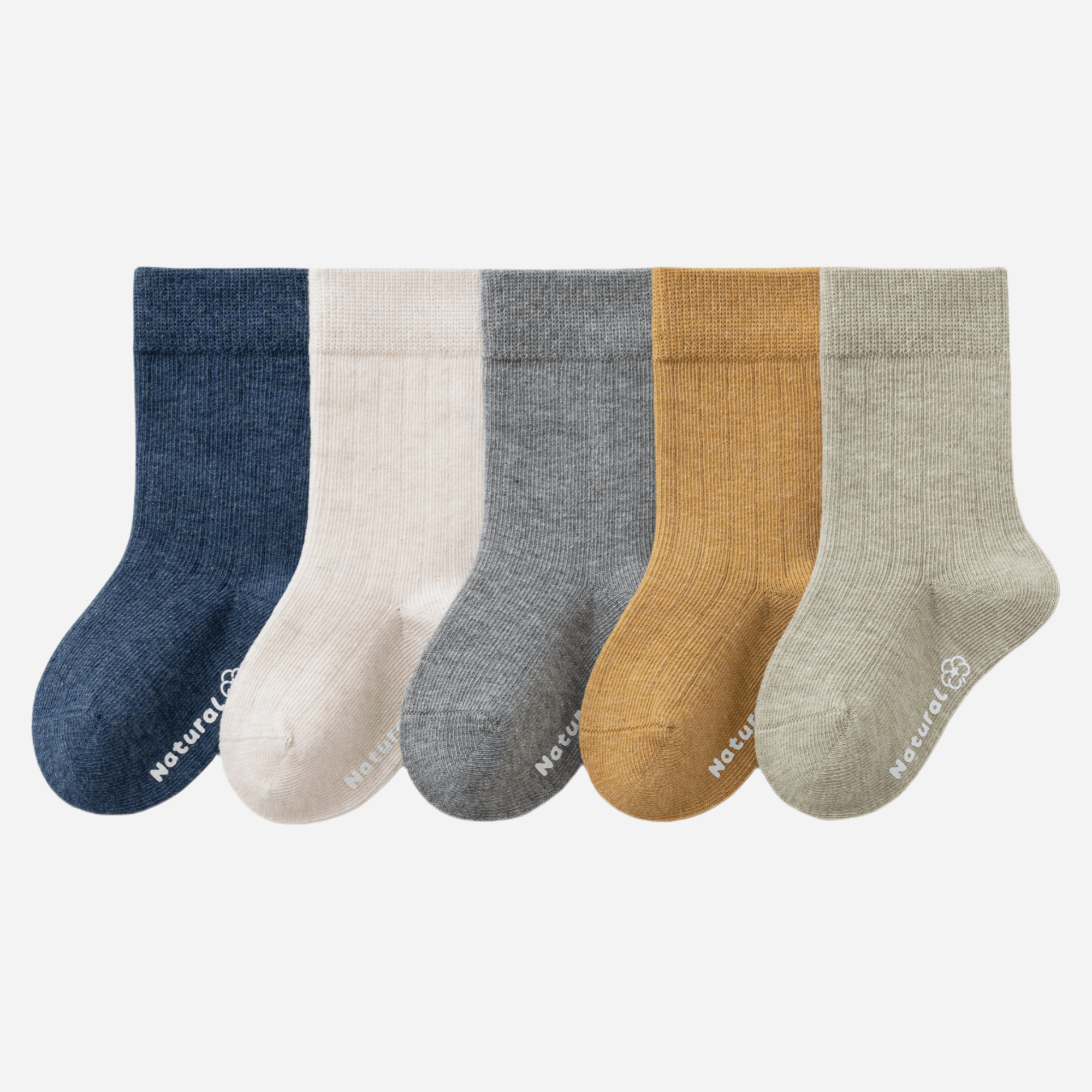 Babies Natural Essentials Socks-5 Pack - Weavasocks