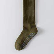 Women's Terry-Lined Pilates 92% Cotton Socks - product photo showing cushioned comfort