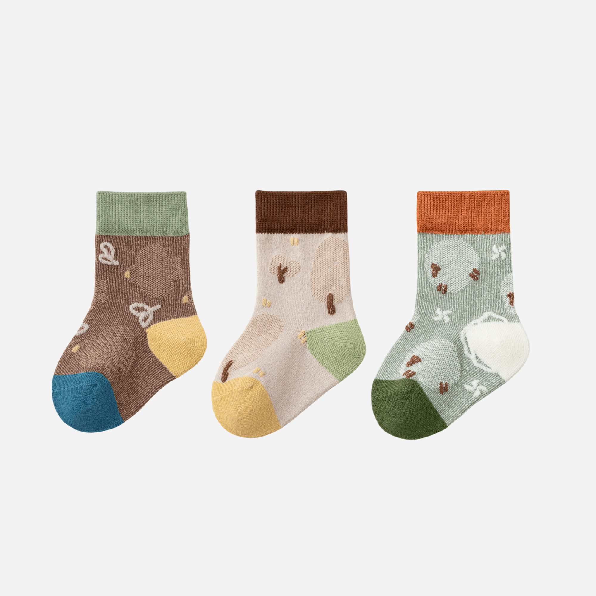 Babies' Forest Fiesta Ankle Socks -3 Pack - Weavasocks