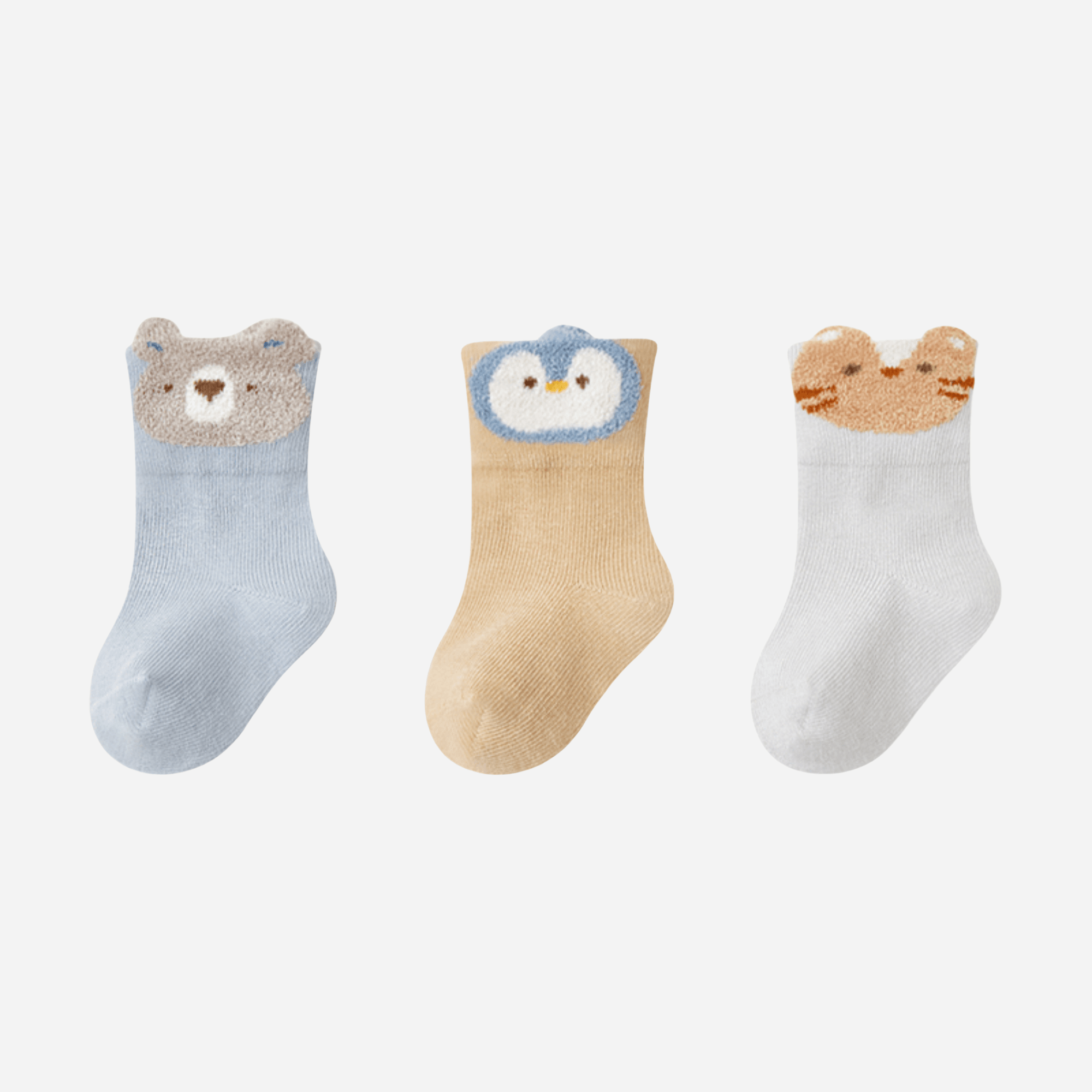 Babies' Cuddle Buddies Ankle Socks-3 Pack - Weavasocks