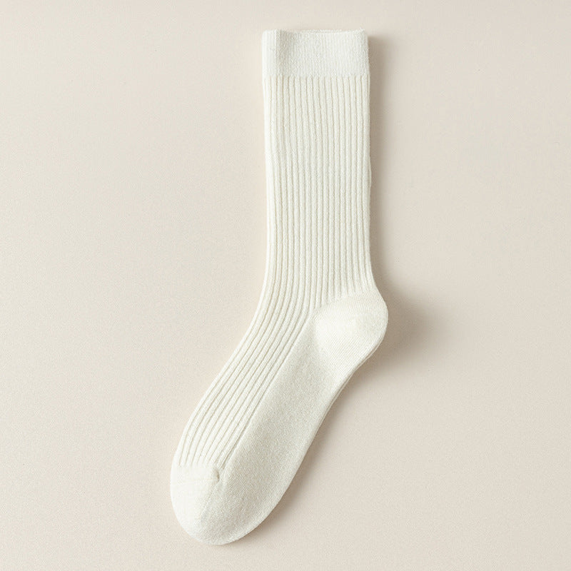 41% Wool Brushed "Fuzzy" Slouch Socks