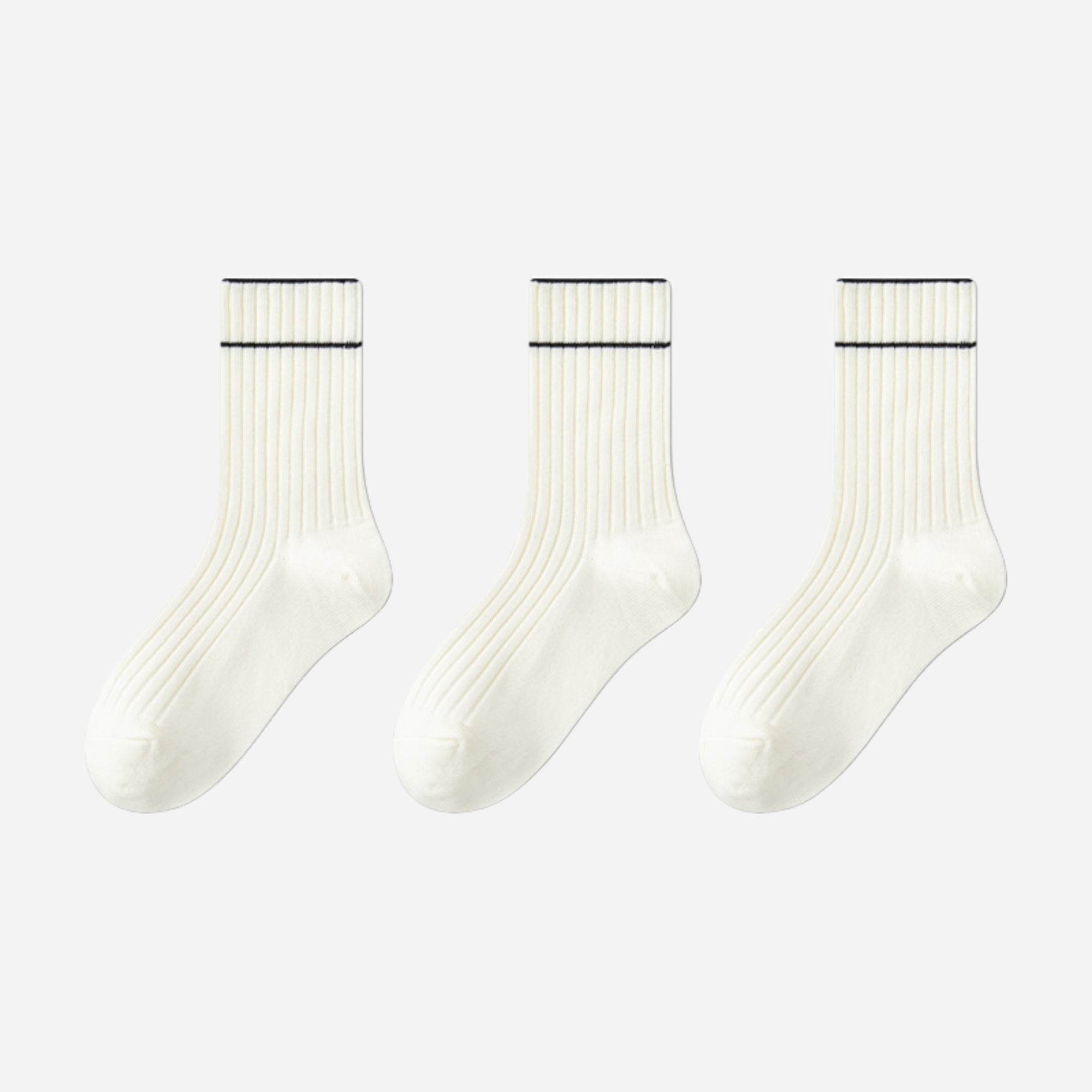 Kid's Modern Basic Crew Socks - 3 Pairs - Weavasocks