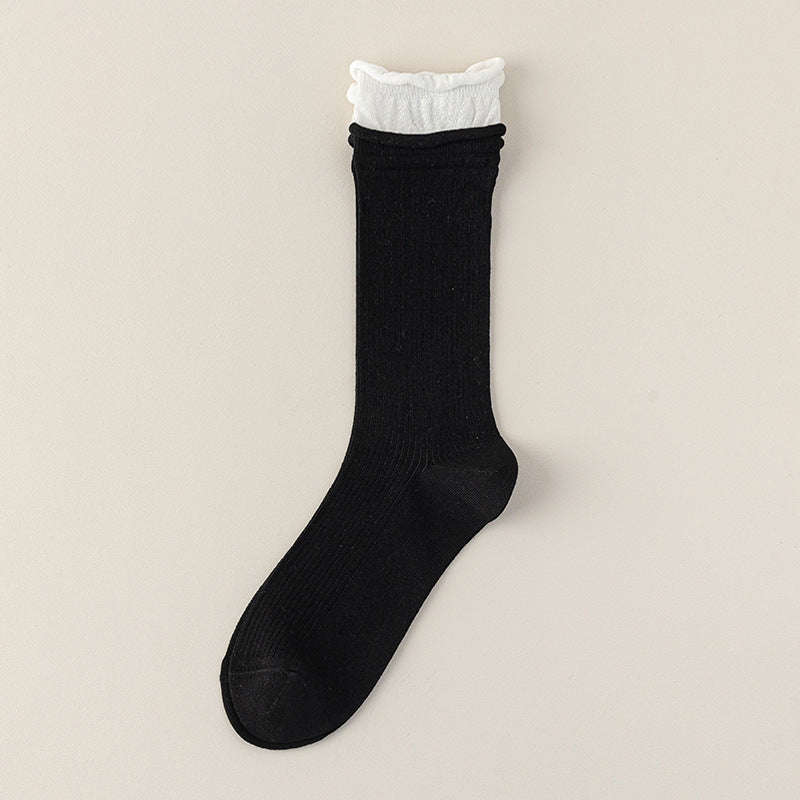 Women's Ultra-Thin "Airy" Rolled Cuff Slouch Socks