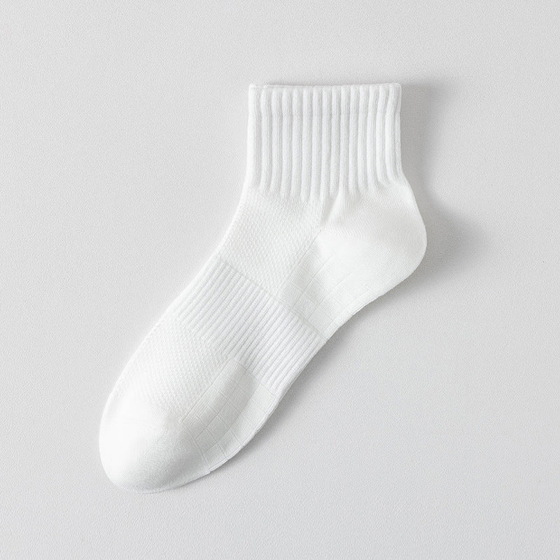 "Titan Mesh" Big & Tall Men's Ankle Socks - product photo showing breathable mesh comfort