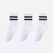Kid's Retro Stripe Crew Socks - 3 Pairs - Weavasocks